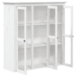 "Vidaxl Highborad ""bodo"" White 115.5X43X200.5 Cm Solid Wood Pine" - thumbnail 5