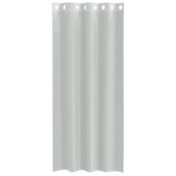 Berkfield Durable Voile Curtains With Grommets 2 Pcs Light Grey 140X225 Cm - thumbnail 4