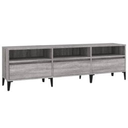Walplus Tv Cabinet Grey Sonoma 150X30X44.5 Cm Engineered Wood - thumbnail 2