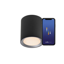 Nordlux Landon Smart Metal Ceiling Light Smart Black,mains Led - thumbnail 2