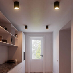 Nordlux Landon Smart Metal Ceiling Light Smart Black,mains Led - thumbnail 1