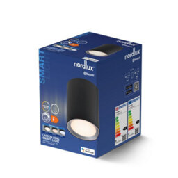 Nordlux Landon Smart Metal Ceiling Light Smart Black,mains Led - thumbnail 6