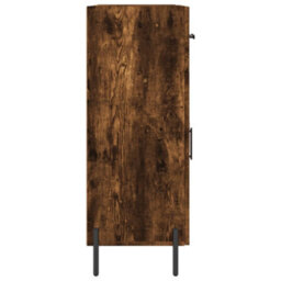 Berkfield Modern Sideboard Smoked Oak 69.5X34X90 Cm Engineered Wood - thumbnail 7