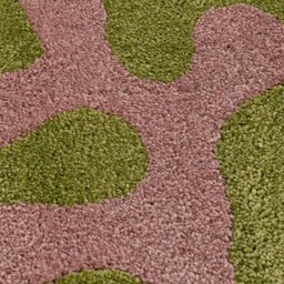 The Rugs Joli Green And Pink Abstract Doodle Rug Soft Dense Pile Easy To Clean And Pet Friendly For Living Rooms And Bedrooms - thumbnail 6