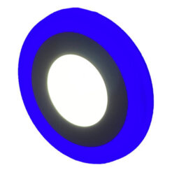 Rother Led 18W & 6W Blue Double Colour Round Recessed Panel Light Lf68 - thumbnail 3