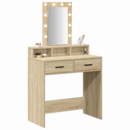 Walplus Dressing Table Brown 79 X 41 X 140 Cm Engineered Wood - thumbnail 3