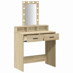 Walplus Dressing Table Brown 79 X 41 X 140 Cm Engineered Wood - thumbnail 4