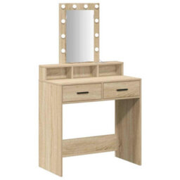 Walplus Dressing Table Brown 79 X 41 X 140 Cm Engineered Wood - thumbnail 2
