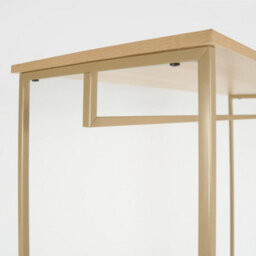 Beige Cabinet Rail Wardrobe Open Home 6 Drawer Coat Hanger Storage Clothes Organiser - thumbnail 4