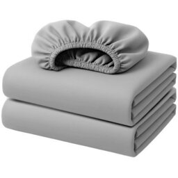 Lazzaro Luxury Double Fitted Sheet Extra Deep 40Cm Pocket Premium Brushed Microfibre Ultrasoft Fade Resistant - thumbnail 3