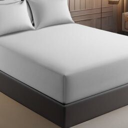 Lazzaro Luxury Double Fitted Sheet Extra Deep 40Cm Pocket Premium Brushed Microfibre Ultrasoft Fade Resistant - thumbnail 2