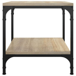 Berkfield Industrial Side Tables 2 Pcs Sonoma Oak 40X40X40 Cm Engineered Wood - thumbnail 7