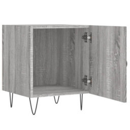 Berkfield Bedside Cabinets 2 Pcs Grey Sonoma 40X40X50 Cm Engineered Wood - thumbnail 8