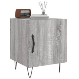 Berkfield Bedside Cabinets 2 Pcs Grey Sonoma 40X40X50 Cm Engineered Wood - thumbnail 4