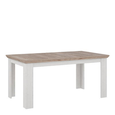 Furniture To Go Illoppa Dining Table Extended In Oak Nelson/snowy Oak - image 1