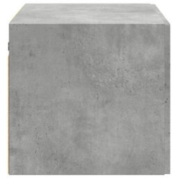 Berkfield Wall Cabinet Concrete Grey 70X42.5X40 Cm Engineered Wood - thumbnail 5