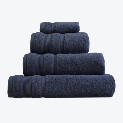Allure Bath Fashions Luxury Zero Twist Egyptian Cotton Bath Sheet - Navy - image 1