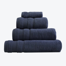 Allure Bath Fashions Luxury Zero Twist Egyptian Cotton Bath Sheet - Navy - thumbnail 1