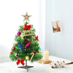 Living And Home Mini Christmas Tree Tabletop Decoration With Led Lights 50Cm - thumbnail 3