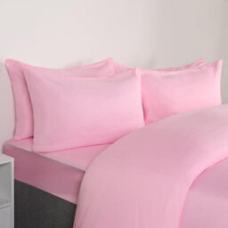 Ohs 2 X Pack Of Housewife Pair Pillowcases Set, Pink -  50 X 75Cm - thumbnail 4