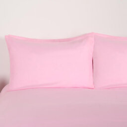 Ohs 2 X Pack Of Housewife Pair Pillowcases Set, Pink -  50 X 75Cm - thumbnail 2