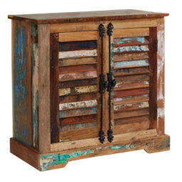 Wyld Haus Seattle Reclaimed Wood 2-Door Coastal Sideboard Cabinet 780X400X750mm - thumbnail 2