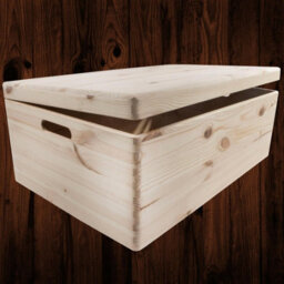 Woodeedoo Extra Large Pinewood Storage Box With Lid And Handles For Toys Keepsakes Home Office Craft Organisation 59.5X39.5X23.5Cm - thumbnail 2