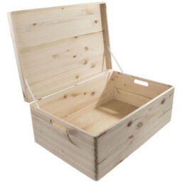 Woodeedoo Extra Large Pinewood Storage Box With Lid And Handles For Toys Keepsakes Home Office Craft Organisation 59.5X39.5X23.5Cm - thumbnail 9