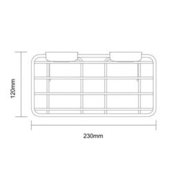 Showerdrape Suctionloc Chrome Steel Suction Wall Mounted Sponge Basket - thumbnail 7