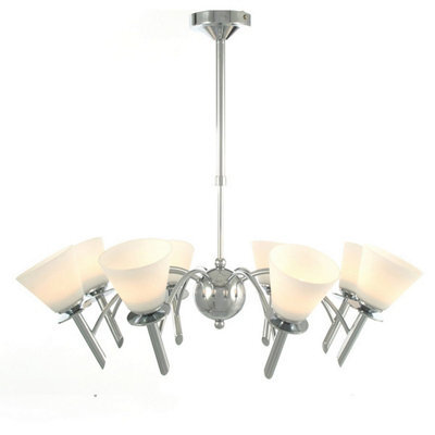 Luminosa Lighting Luminosa Kristina Pendant 8 Light G9 Polished Chrome - image 1