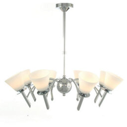 Luminosa Lighting Luminosa Kristina Pendant 8 Light G9 Polished Chrome - thumbnail 1