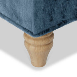 Arthur Navy Blue Armchair For Living Room - Fully Assembled By Roseland Furniture - thumbnail 5