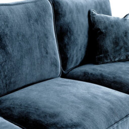 Arthur Navy Blue Armchair For Living Room - Fully Assembled By Roseland Furniture - thumbnail 4