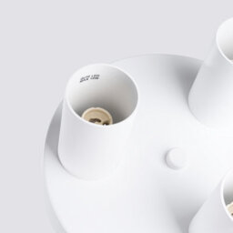 Luminosa Lighting Luminosa Lagos Modern Ceiling Lamp 3 Light White - thumbnail 5