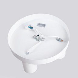 Luminosa Lighting Luminosa Lagos Modern Ceiling Lamp 3 Light White - thumbnail 4