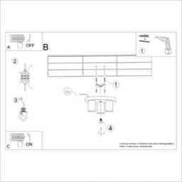 Luminosa Lighting Luminosa Lagos Modern Ceiling Lamp 3 Light White - thumbnail 7