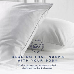 Snuggledown Clusterdown Synthetic Pillows 4 Pack Medium Support, Cotton Cover, Polyester Cluster Fibre Filling - thumbnail 6