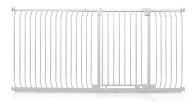 Safetots Extra Tall Elite Safety Gate, 207Cm - 216Cm, Matt White, Extra Tall 96.8Cm In Height, Pressure Fit Stair Gate - image 1