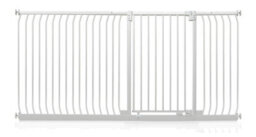 Safetots Extra Tall Elite Safety Gate, 207Cm - 216Cm, Matt White, Extra Tall 96.8Cm In Height, Pressure Fit Stair Gate - thumbnail 1