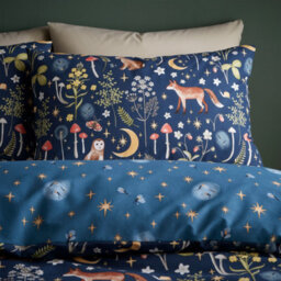 Catherine Lansfield Enchanted Twilight Navy Duvet Cover Set King Bedding Set - thumbnail 3