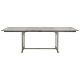Berkfield Garden Dining Table (160-240)X100X75 Cm Solid Acacia Wood - thumbnail 5