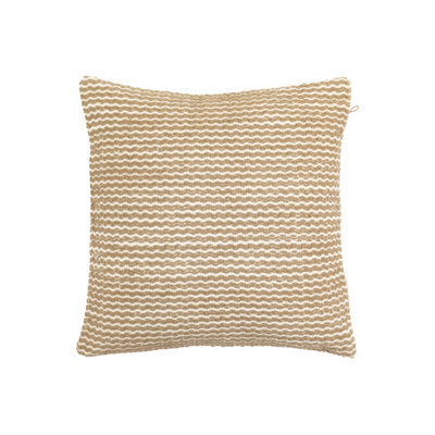 Gallery™ Natural & White Woven Stripe Indoor Cushion (L)45Cm (W)45Cm - image 1