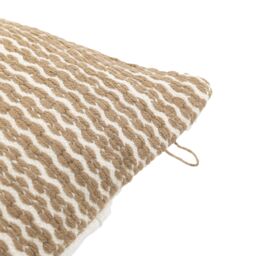 Gallery™ Natural & White Woven Stripe Indoor Cushion (L)45Cm (W)45Cm - thumbnail 2