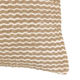 Gallery™ Natural & White Woven Stripe Indoor Cushion (L)45Cm (W)45Cm - thumbnail 7