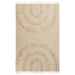 Beliani Kids Rug Nako  Beige 160 X 230 Cm Cotton - thumbnail 1