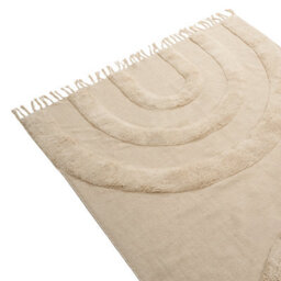 Beliani Kids Rug Nako  Beige 160 X 230 Cm Cotton - thumbnail 4