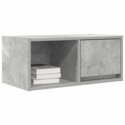 Berkfield Tv Cabinet Concrete Grey 60X31X25.5 Cm Engineered Wood - thumbnail 4