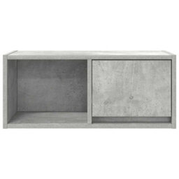 Berkfield Tv Cabinet Concrete Grey 60X31X25.5 Cm Engineered Wood - thumbnail 6