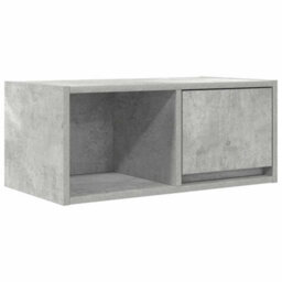 Berkfield Tv Cabinet Concrete Grey 60X31X25.5 Cm Engineered Wood - thumbnail 2