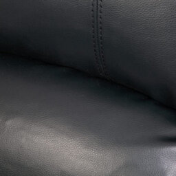 UK Leisure World Recliner Black Sofa Armchair Single Set Suites Settee Black Faux Leather 1 One Single Sofa Seater Armchair - thumbnail 5